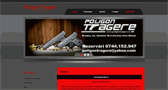 Desktop Screenshot of poligontragere.ro